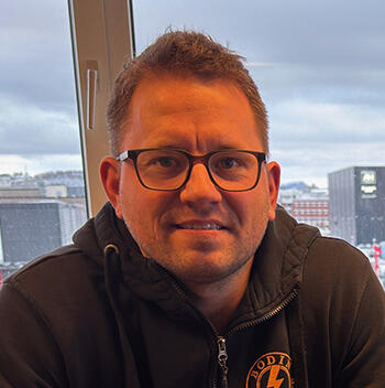 Faglig leder Stian André Hansen i Bodin Elektriske AS. Faglig leder Stian André Hansen i Bodin Elektriske AS.