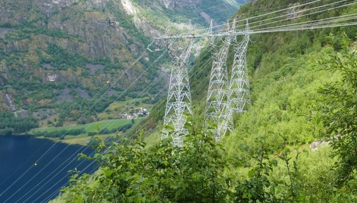 Transmisjonsnett i Sogn og Fjordane. Foto: Velaug Mook/NVE