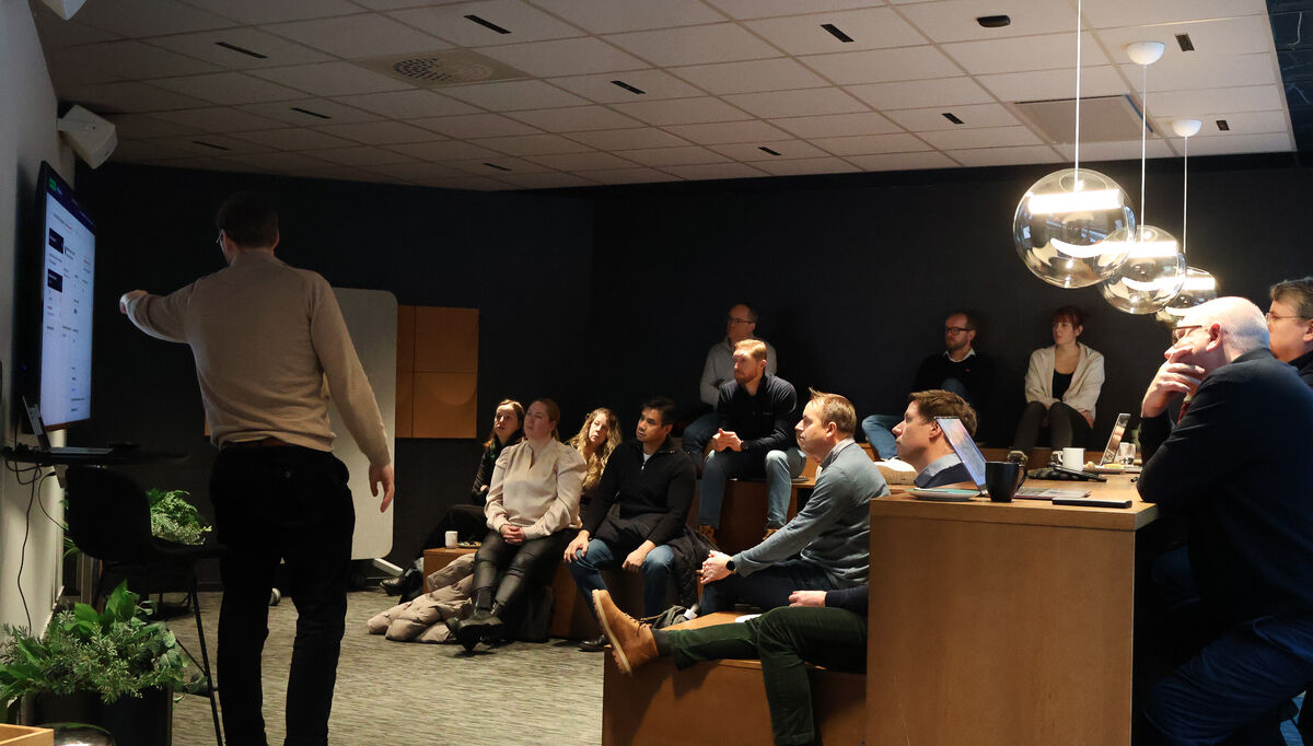 Den 26. februar møttes EFOs bærekraftsnettverk til en ny samling på Lysaker. Foto: EFO Den 26. februar møttes EFOs bærekraftsnettverk til en ny samling på Lysaker. Foto: EFO