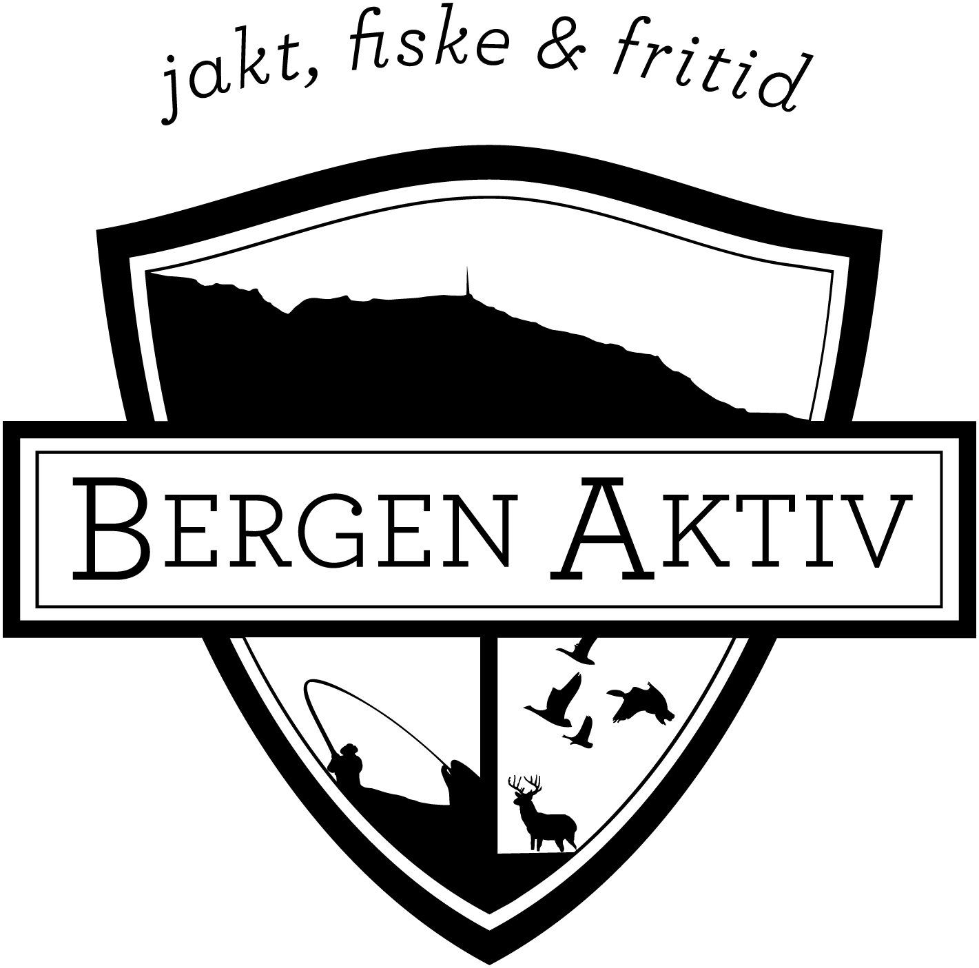 sponsorlogo Bergen Aktiv svart