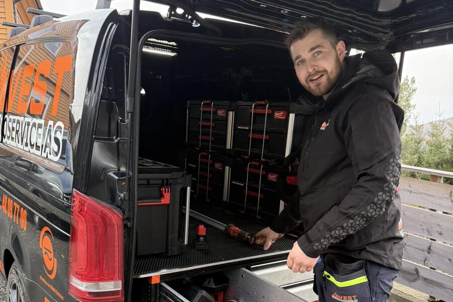 Valget falt på Jens Kallestad Solstad (bildet) da Vest Elektroservice nylig gikk til sin første ansettelse.
