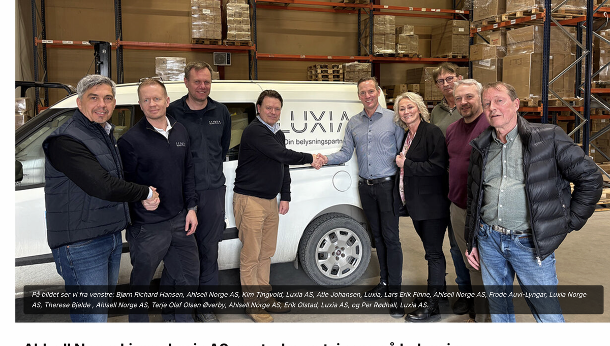 Ahlsell Norges oppkjøp skapte stor interesse blant våre lesere. Foto: Skjermdump