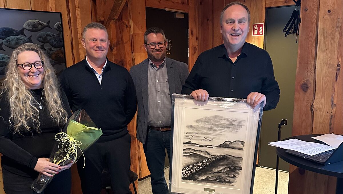 LOS Gruppen er  tildelt Næringsprisen 2025 fra Bømlo Næringsråd. Foto: LOS Gruppen