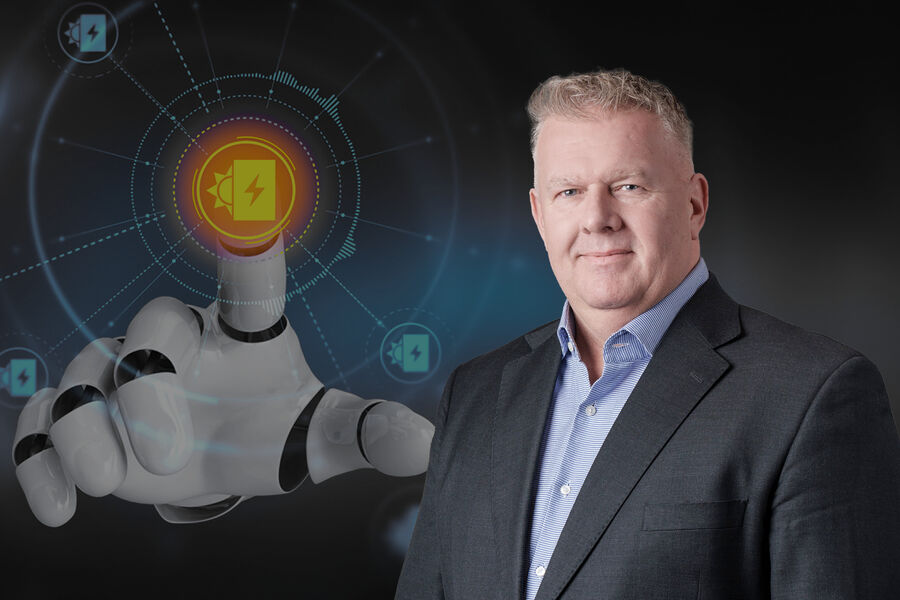 – Det er ikke mange messer hvor automasjon har så stor plass som på Eliaden, sier Tom Kristian Venger. Foto: NFEA