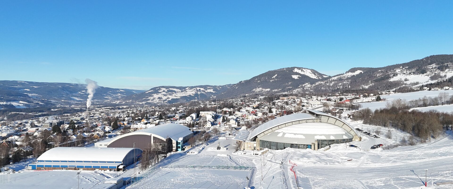 Stampesletta, Håkonshall og Eidsiva arena