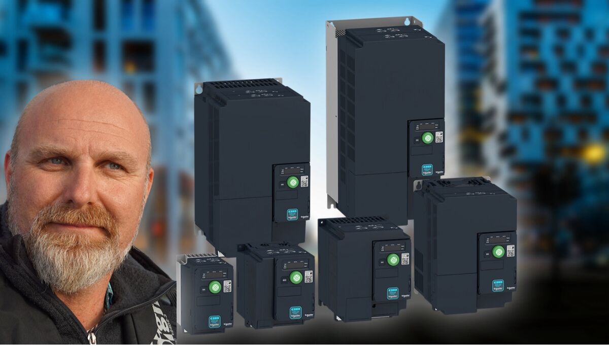 Mats Johansson, Offer Manager for frekvensomformere i Schneider Electric. Mats Johansson, Offer Manager for frekvensomformere i Schneider Electric.