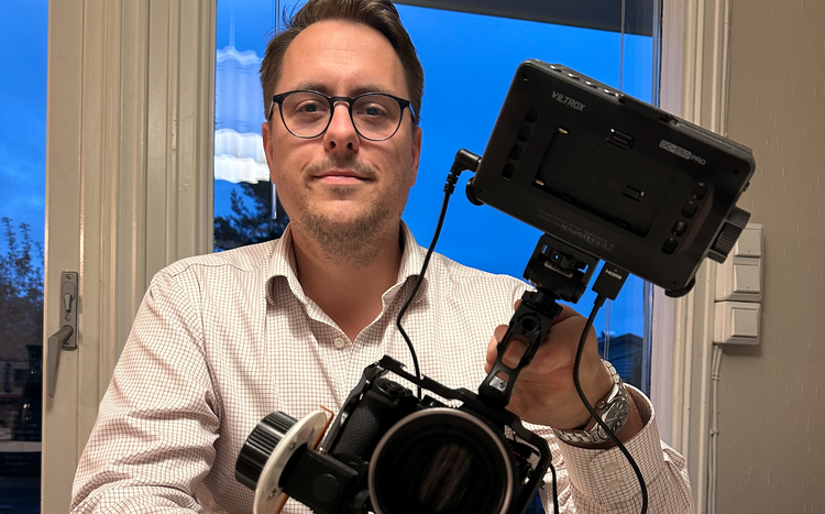 Tomas Pollen Staviks film slår an internasjonalt. Foto: Leif Magne Flemmen