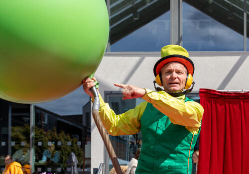 Foto av klovnen Mr. Toons