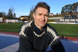 Foto av Thor Gotaas på en fotballbane