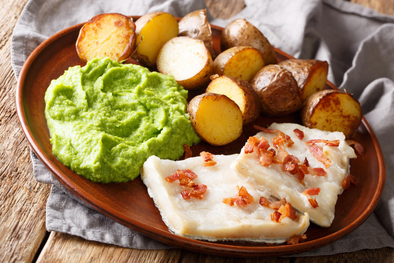 Foto av lutefisk