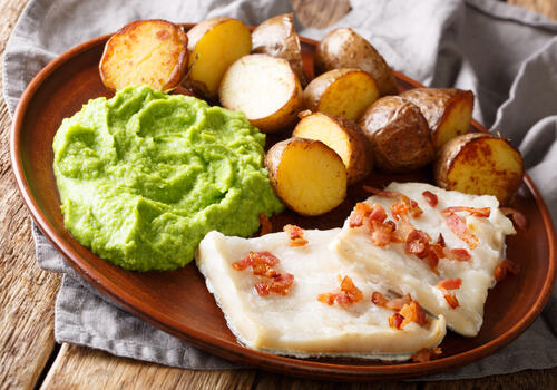 Foto av lutefisk