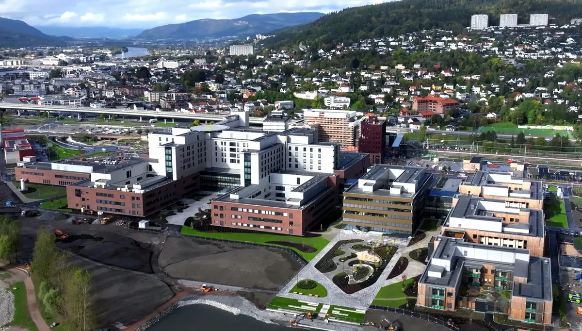 Nye Drammen sykehus. Foto: Bravida.