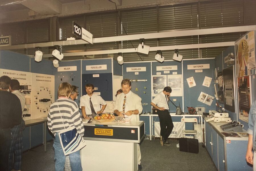 Bildet viser Gyllings første deltagelse i 1990.