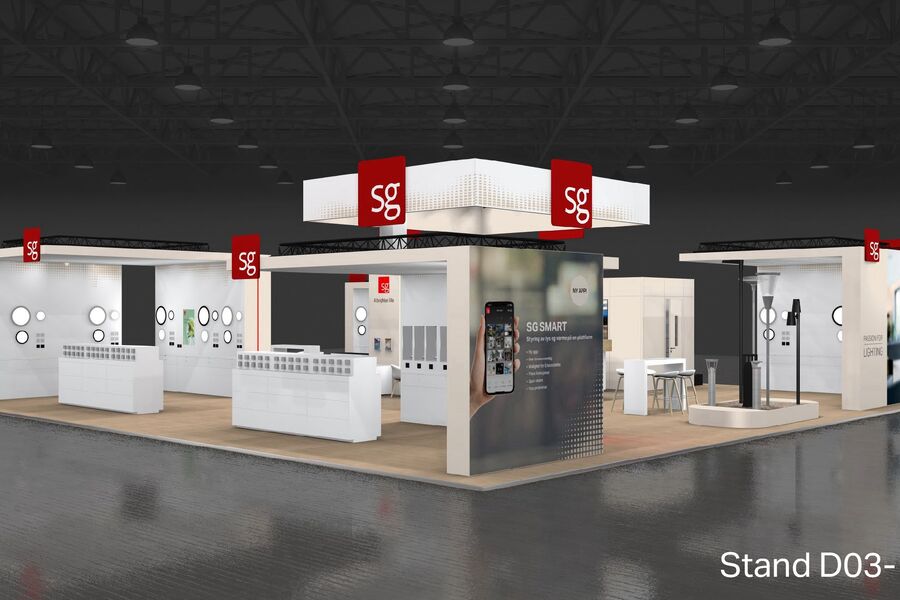 SG Armaturen stiller med en helt ny og innbydende stand på ca. 300 m2.