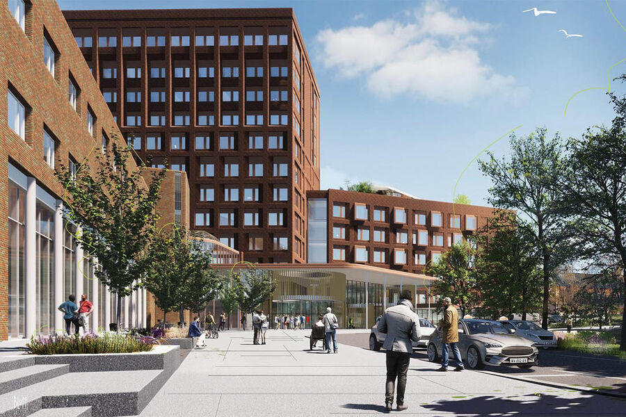 Illustrasjon: Nye Rikshospitalet | LINK Arkitektur