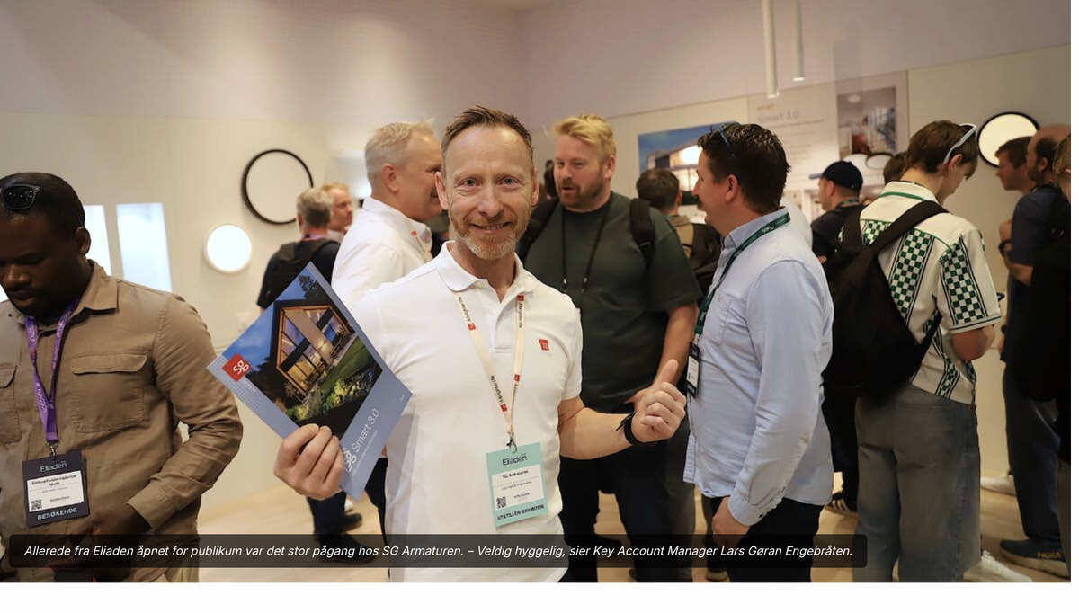 SG Armaturen og Lars Gøran Engebråten slapp katta ut av sekken på Eliaden. Foto: Skjermdump.