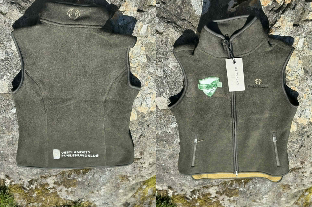 Jubileumsvest - for- og bakside