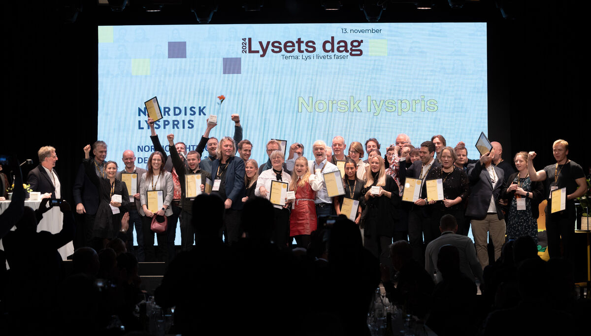 Norsk lyspris er Norges fremste utmerkelse for lysdesign og belysningsprodukter. Foto: Lyskultur Norsk lyspris er Norges fremste utmerkelse for lysdesign og belysningsprodukter. Foto: Lyskultur