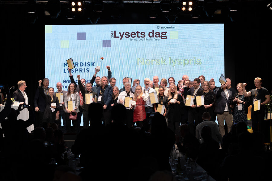 Norsk lyspris er Norges fremste utmerkelse for lysdesign og belysningsprodukter. Foto: Lyskultur