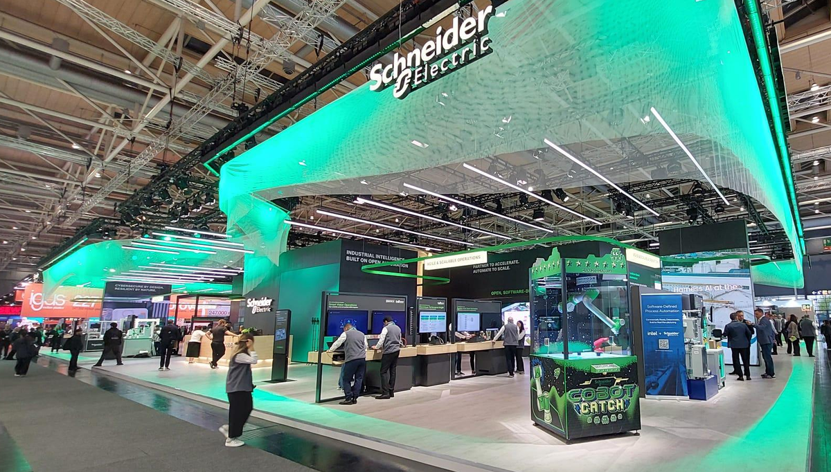 På forrige Hannover-messe viste Schneider Electric og Microsoft frem ferske, fellesutviklede løsninger.