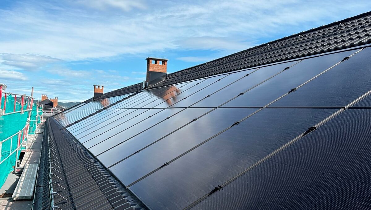 Oppsal borettslag har investert i solceller på fllere av blokkene. Foto: Morten Brustad Kjarland, OBOS Oppsal borettslag har investert i solceller på fllere av blokkene. Foto: Morten Brustad Kjarland, OBOS