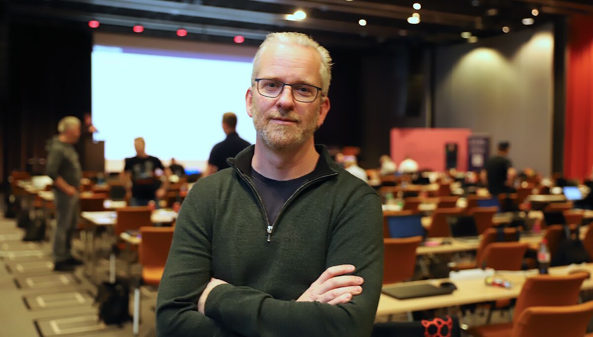 Eystein Garberg (48) stiller på nytt som kandidat til ledervervet i EL og IT Forbundet. Foto: Tom Helgesen Eystein Garberg (48) stiller på nytt som kandidat til ledervervet i EL og IT Forbundet. Foto: Tom Helgesen