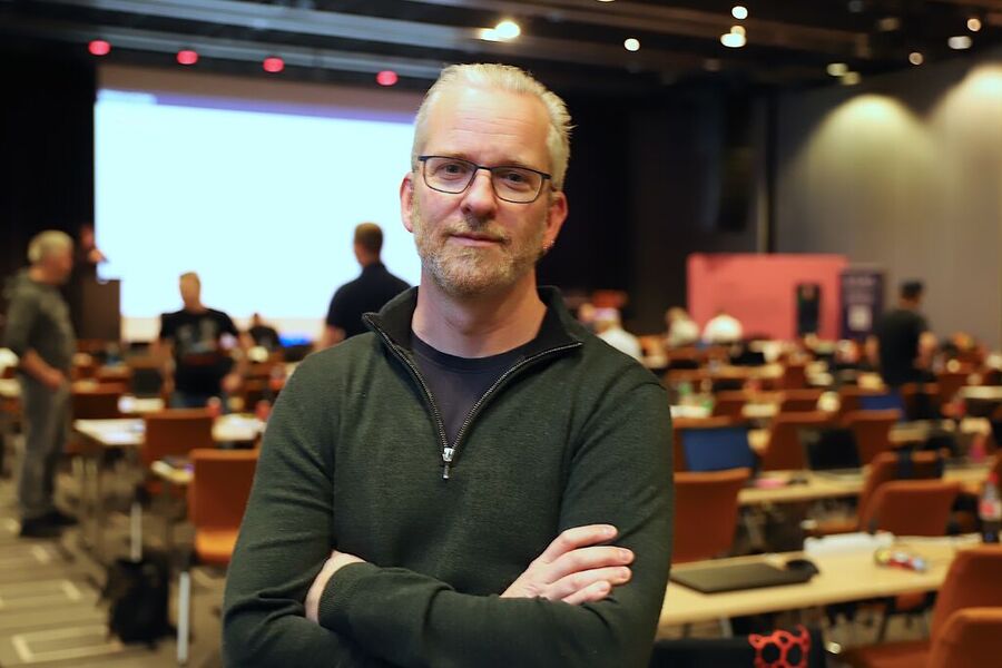 Eystein Garberg (48) stiller på nytt som kandidat til ledervervet i EL og IT Forbundet. Foto: Tom Helgesen