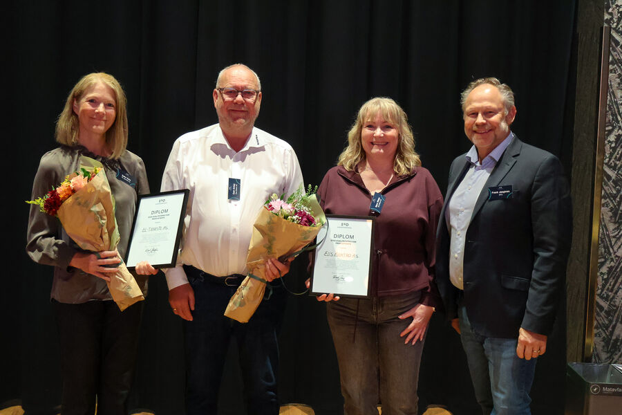 Fra venstre: Sølvi Ekle, Geir Arkøy, Nanna Wister og Frank Jaegtnes. Foto: EFO