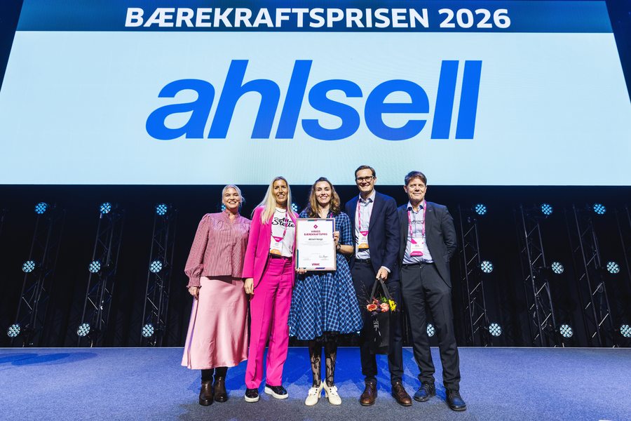 Ahlsell Norge er tildelt Virkes bærekraftspris 2026.