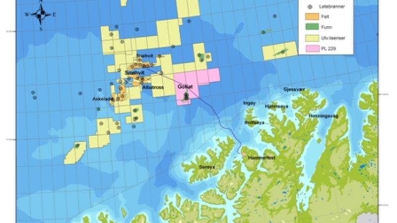 Norway Oil Fields Map